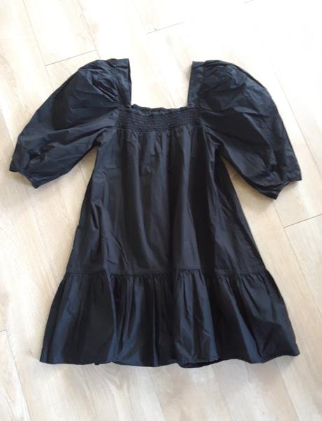 Mini čierne šaty, h&m,s