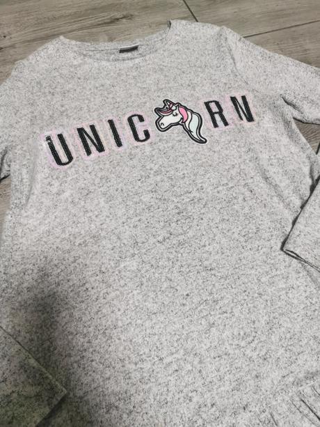 Šedé šaty unicorn 12-13r, f&f,158