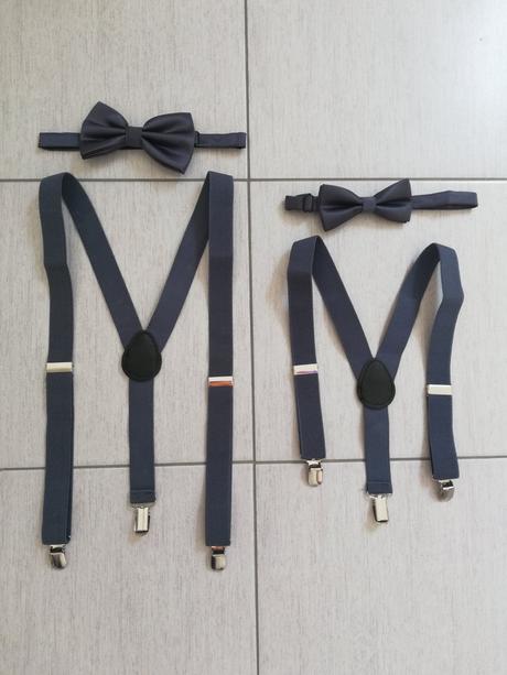 Set traky + motýlik / otec a syn / 15 farieb, 