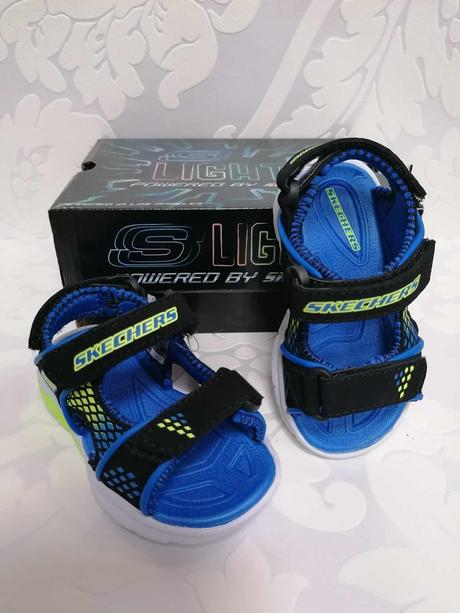 Chlapčenské sandále skechers 23220609 za+b, skechers,21 - 26