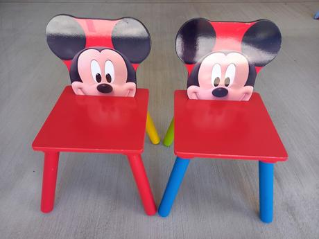 Detský stôl so stoličkami mickey mouse, 