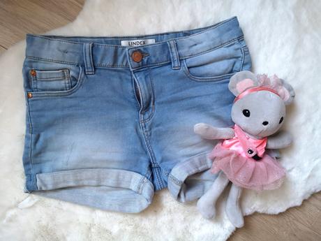 Lindex riflové kraťasky, v. 134/140, lindex,134