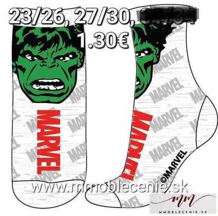 Ponožky marvel, marvel,27 - 34