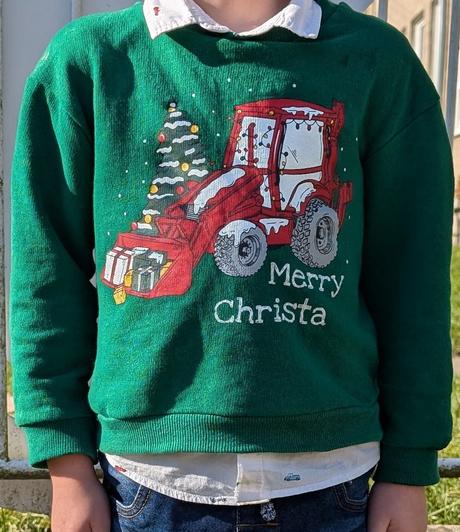 Mikina vianočná, sinsay,110