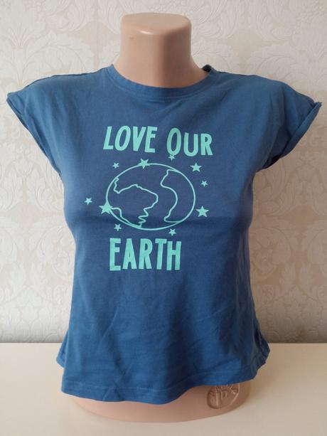 Dievčenské tričko so zemeguľou a nápisom (134-140), alive,134