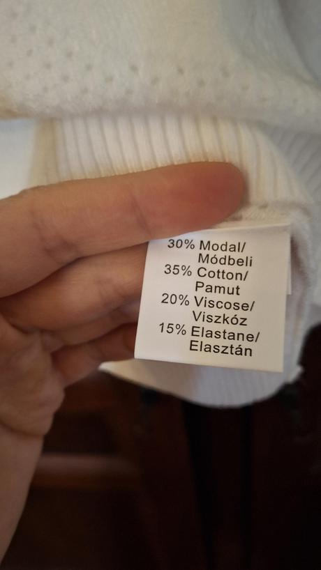 Biely svetrík m - l, m