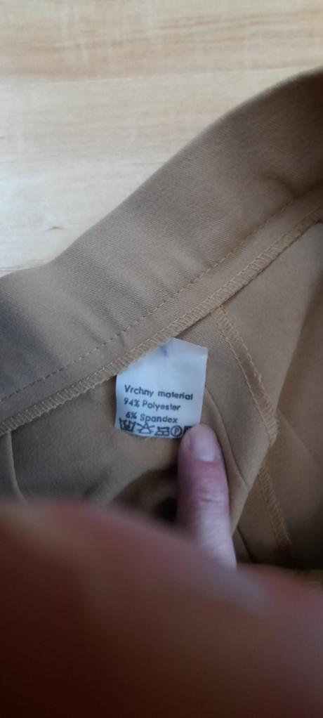 Hnedé letné nohavice l, l