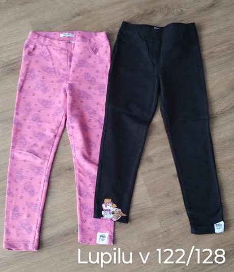 Hrubšie legíny v 122/128, lupilu,122