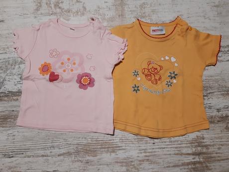 Tričko 2x, pretty girl,74