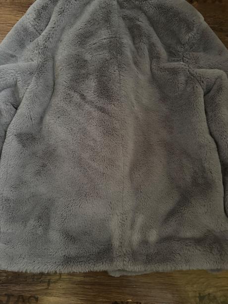 Sivý teddy kabátik new look, new look,xs