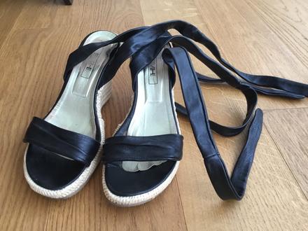 Klinove kozene sandale, 36