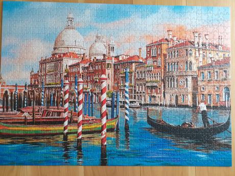 Č. 1 poskladané obrázky puzzle 1000,