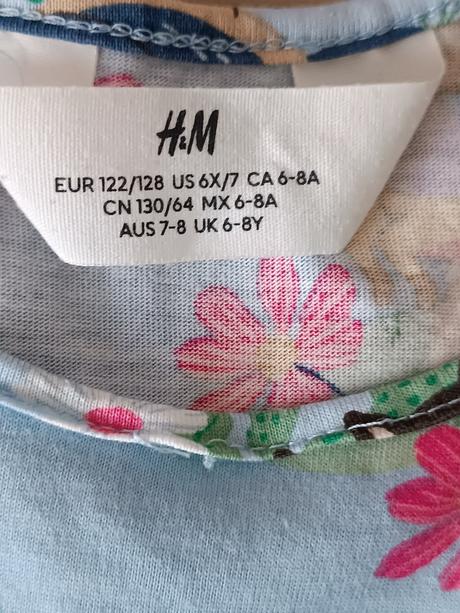 Letné šaty, h&m,122