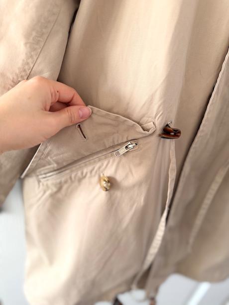 Štýlový bavlnený parka škandinávsky dizajn, m