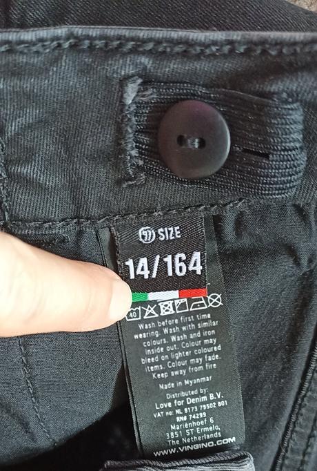 Značkové slim rifle vingino - super stav, vingino,164