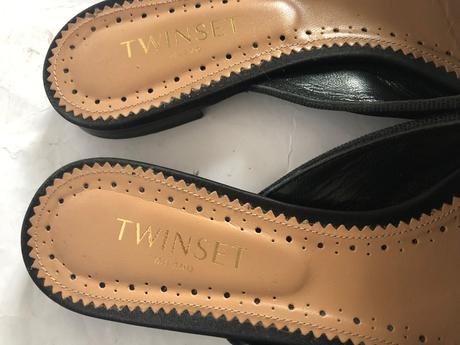 Twinset luxusne nasuchovacky topanky vysivane, 38