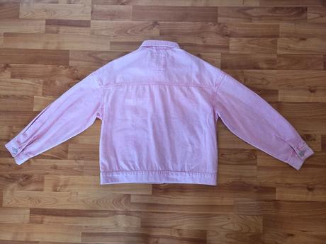 Ružová rifĺová bunda, sinsay,152