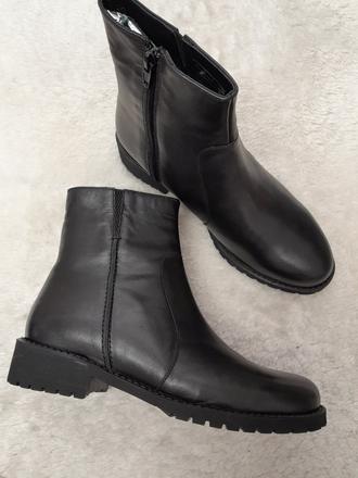 Dámske kožené čižmičky 22500501 b, 40 / 42