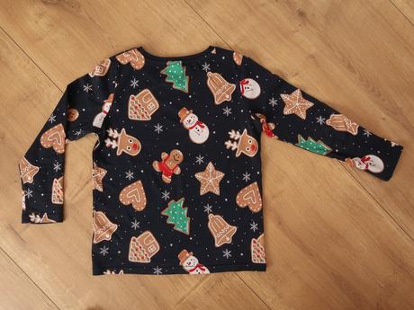 Vianočné tričko lindex 122 (6-7r.) perníky, lindex,122