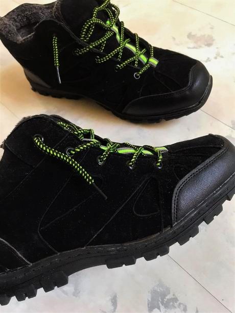 Teplé vysoké botasky s kožušinkou 43/44, 43