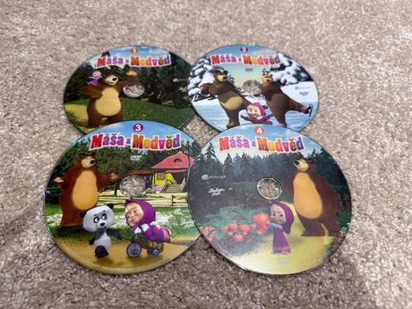 Dvd máša a medveď,