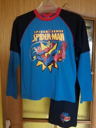 Spider man chlapčenské pyžamo veľkosť 9-10 rokov, 134 / 140
