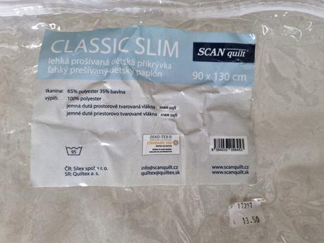 Paplony scanquilt 90 x 130, šírka (cm): 90,dĺžka (cm): 130