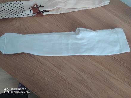 Biele hrubé pančuchy, f&f,86