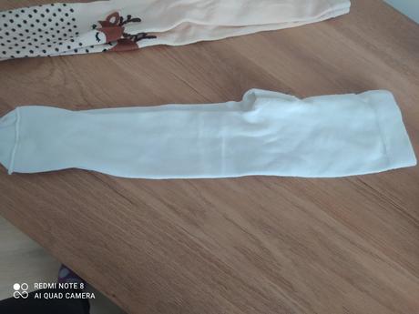 Biele hrubé pančuchy, f&f,86