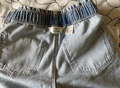 Bavlnené rifle - džínsy zn. h&m v. 128, h&m,128
