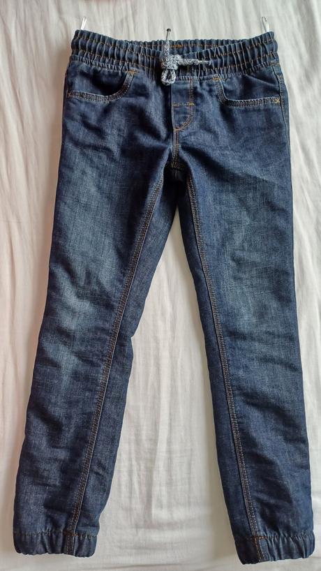 Zateplené rifle flísom ca 128, c&a,128