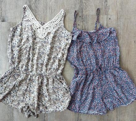 2 kvetinové overaly h&m, h&m,140