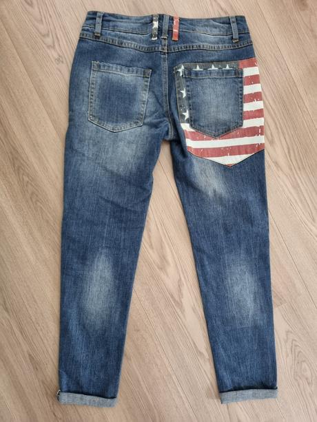 Boyfriend rifle / džínsy, 36