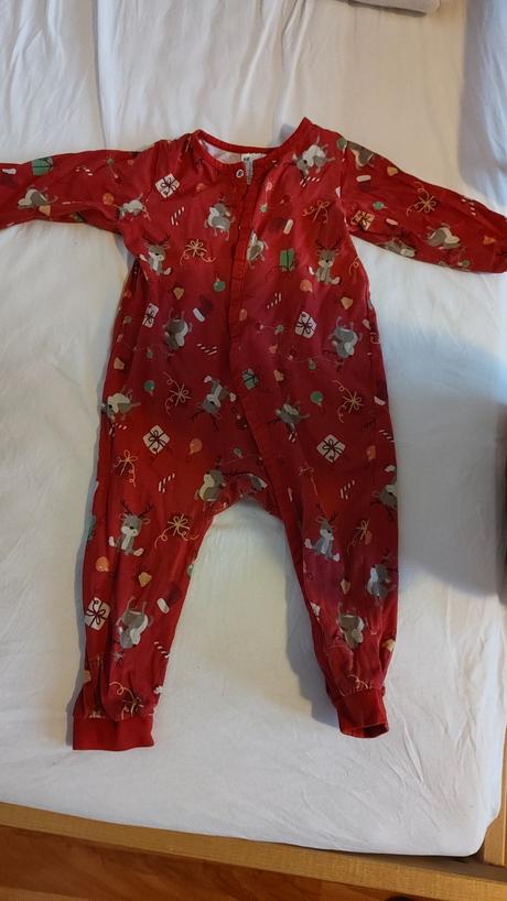 Vianočný overal h&m - pyžamko, h&m,86