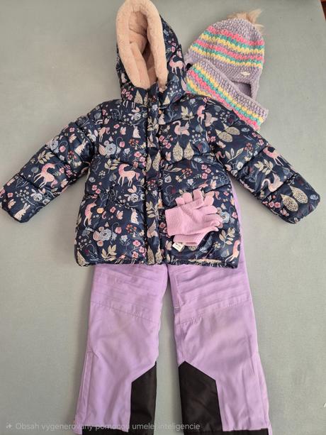 Zimný komplet 110/116, darček zdarma, next,110