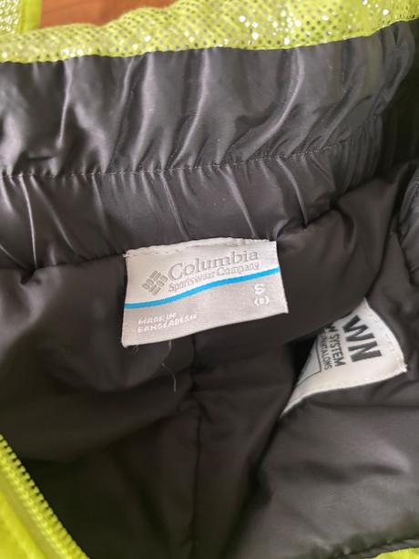 Zimna bunda a nohavice/oteplovaky, columbia,s