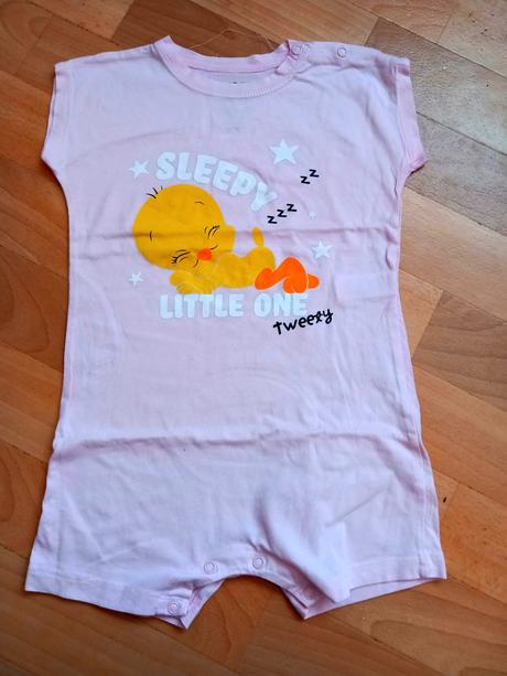 Letný overal ,overal letné pyžamko tweety, disney,92