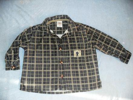 Krásna zamatová košielka 74/80, 74