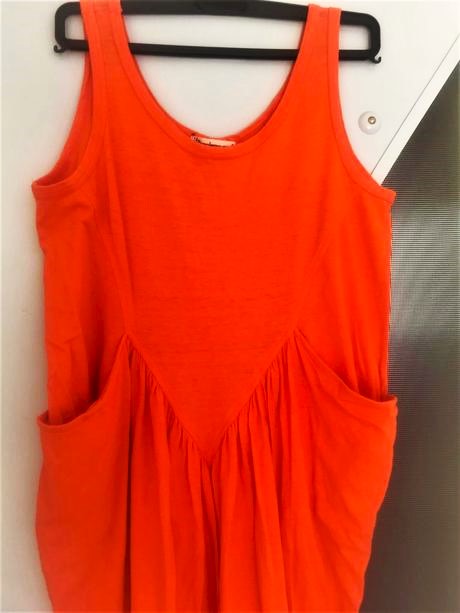 Bavlnené tričkové plážové šaty m/l, l