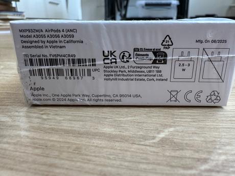 Slúchadlá apple airpods 4 s aktívnym potlačovaním, apple