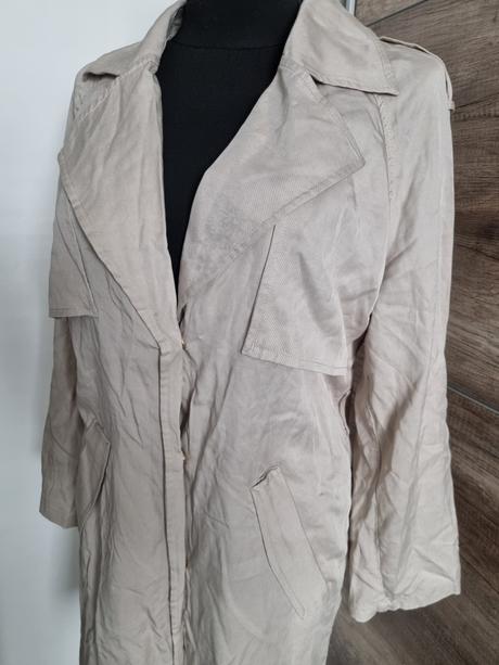 Svetlobéžový ľahký kabát/trencok, timeout,s