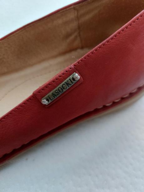 Kožené balerínky 38, lasocki,38