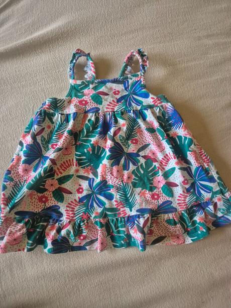 Letné kvetinové šaty, f&f,80