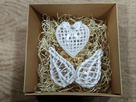 Vianočné ozdoby 24 - darčeková sadá, 