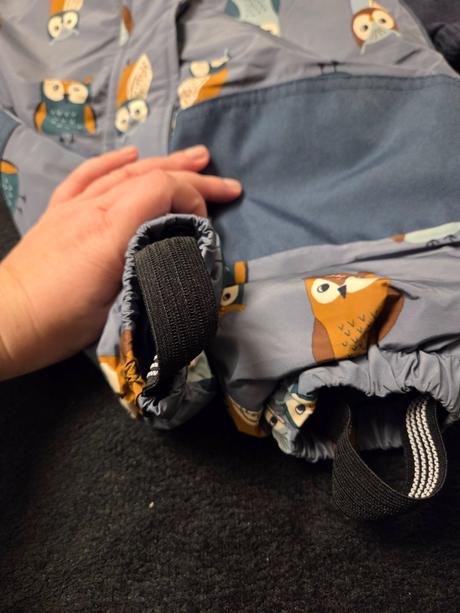 Lindex zimna kombineza sovy 80 a ciapka fix, lindex,80