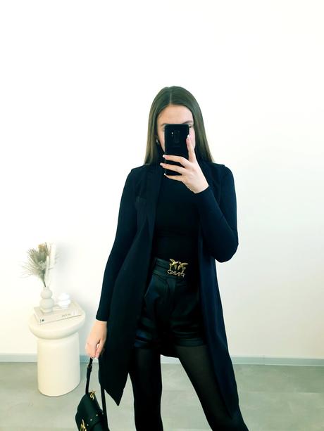 Čierna elegantná vesta xs/s, primark,xs