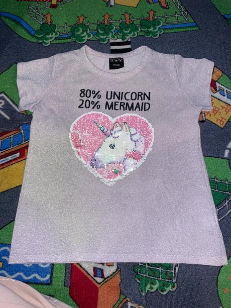 Trblietave tričko unicorn, young dimension,158