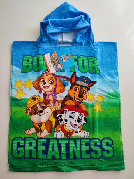 Detská osuška pončo paw patrol,
