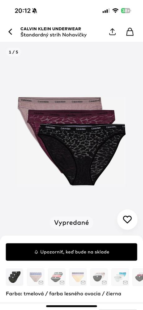 Nohavičky calvin klein 3-pack nové, calvin klein,s