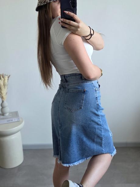 Rifľová sukňa m/l, m